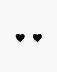 The Heart Balloon Pave Earrings - Black/Black Crystal | Marc Jacobs discount