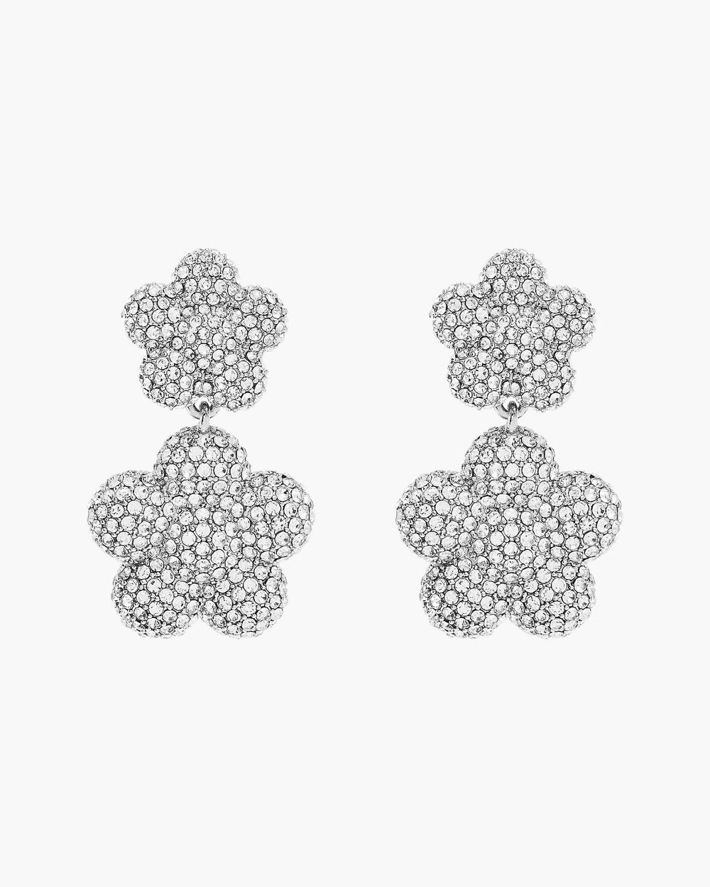 The Daisy Balloon Drop Earrings - Silver/Crystal | Marc Jacobs sale