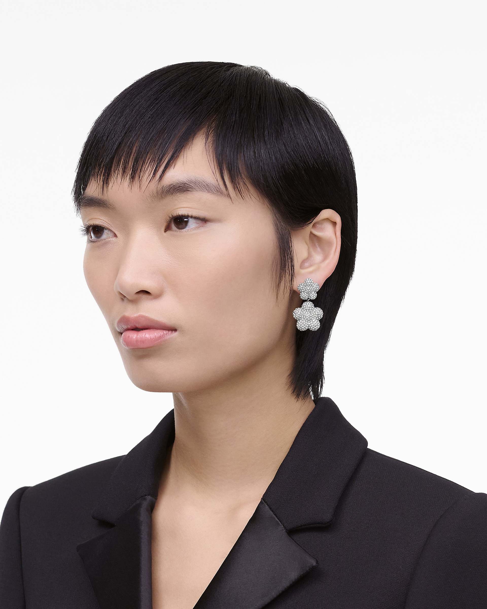 The Daisy Balloon Drop Earrings - Silver/Crystal | Marc Jacobs sale