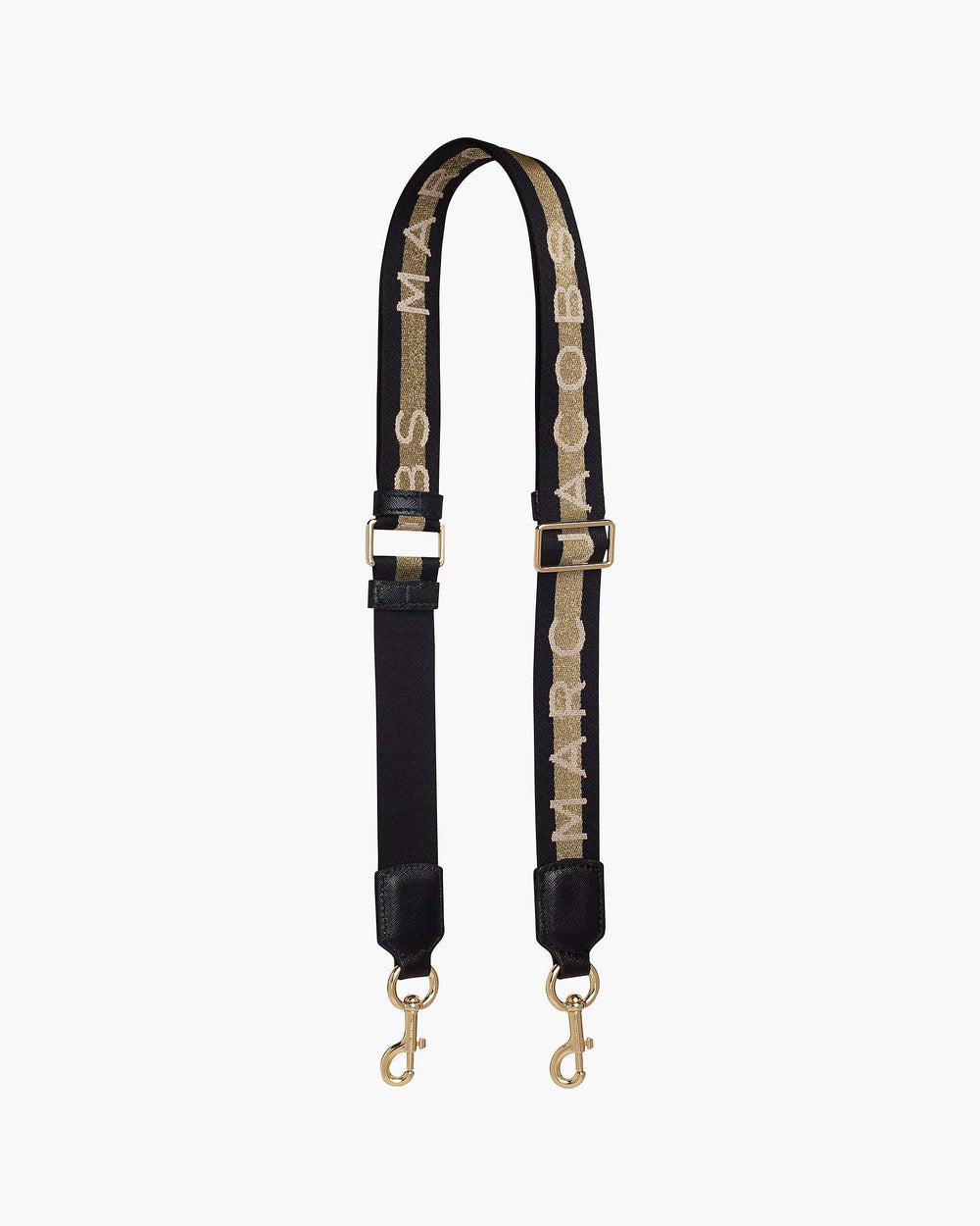The Logo Webbing Strap Slim - Gold Multi | Marc Jacobs US