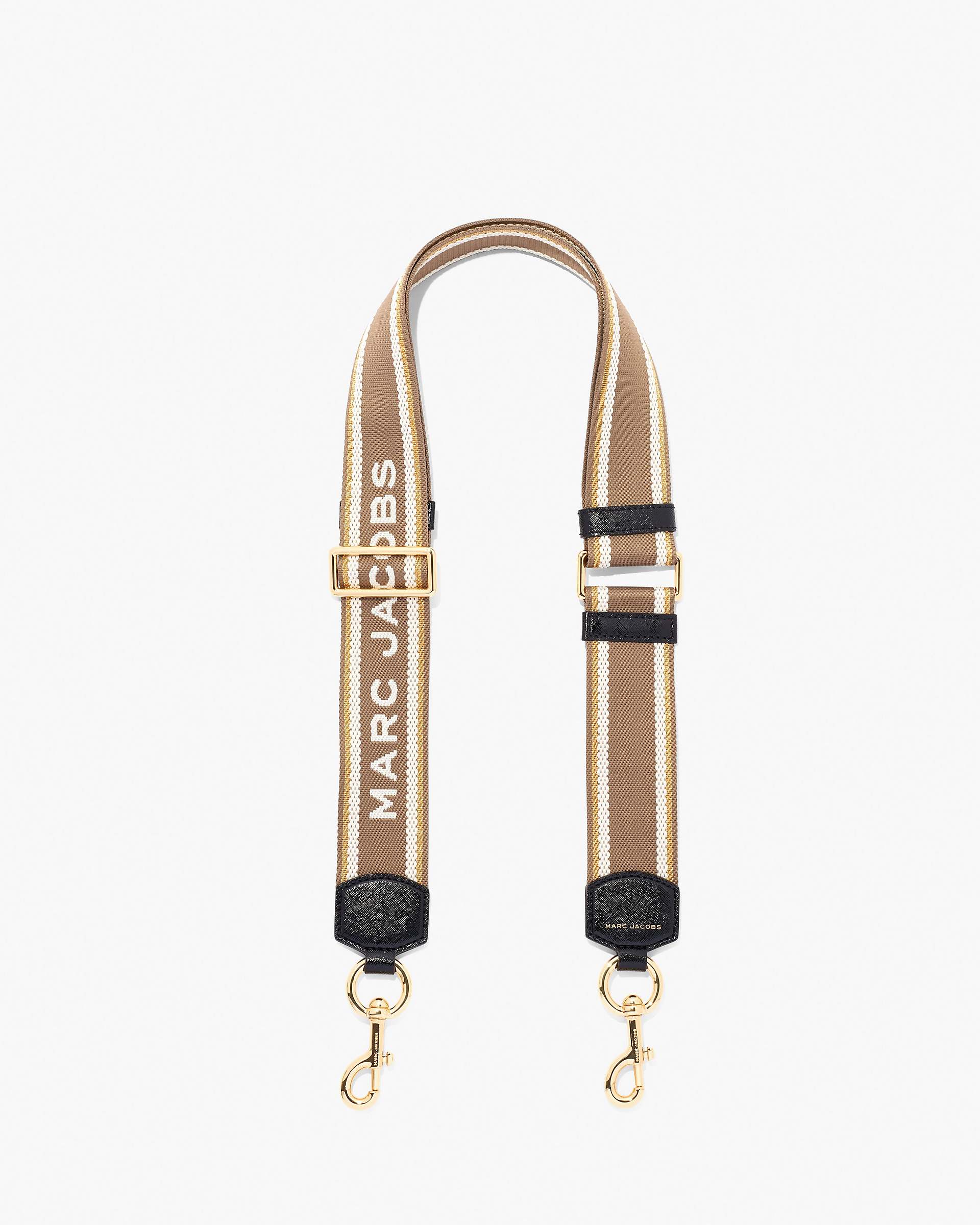 The Logo Webbing Strap - Beige | Marc Jacobs on sale