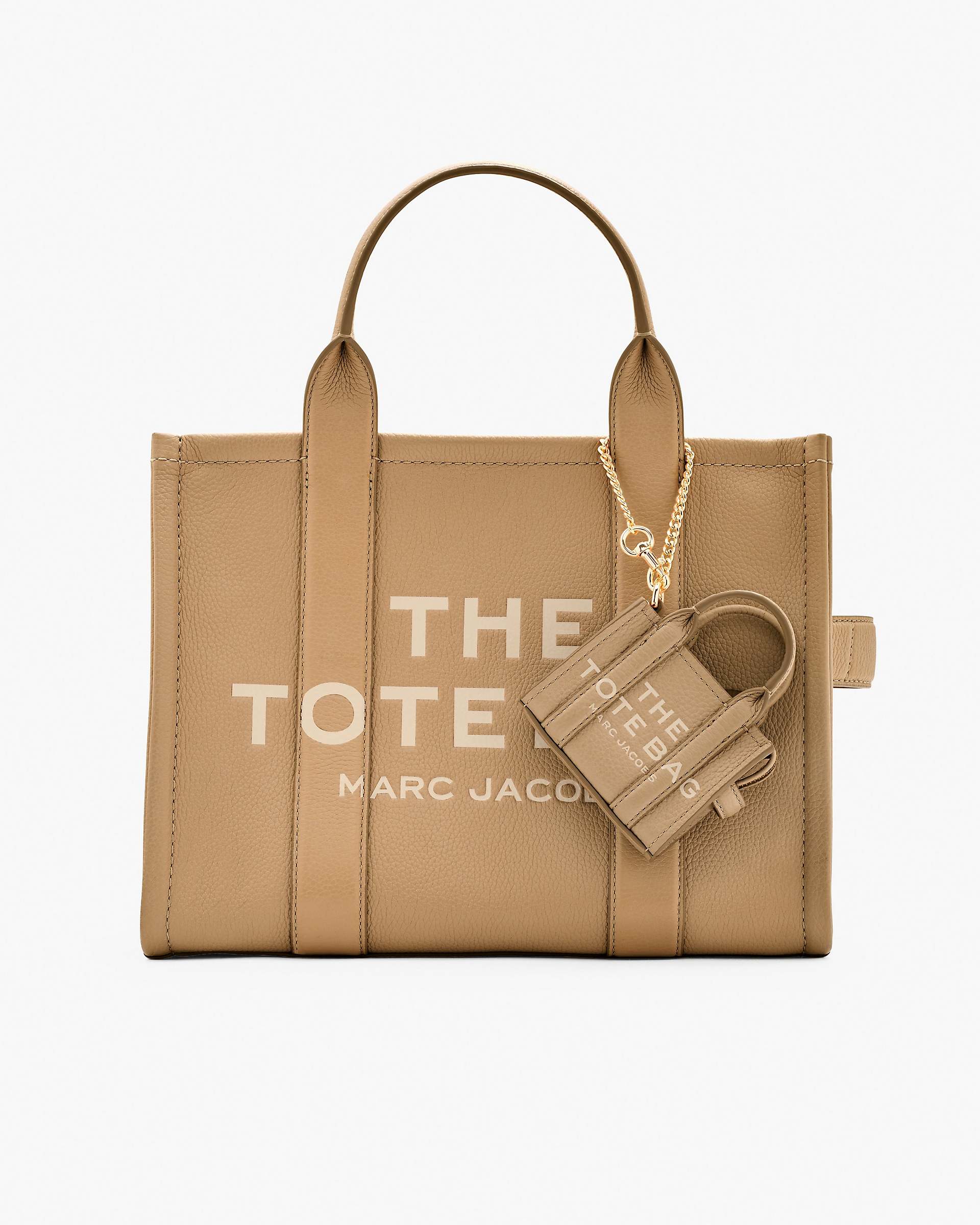 The Nano Tote Bag Charm - Camel|Camel | Marc Jacobs online