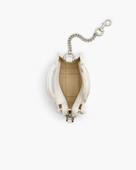 The Nano Tote Bag Charm - Cotton/Silver|Cotton/Silver | Marc Jacobs sale