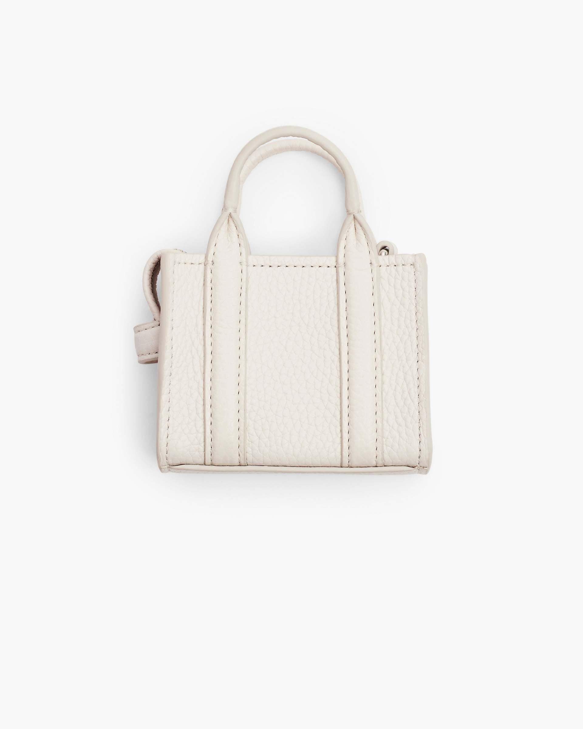 The Nano Tote Bag Charm - Cotton/Silver|Cotton/Silver | Marc Jacobs sale