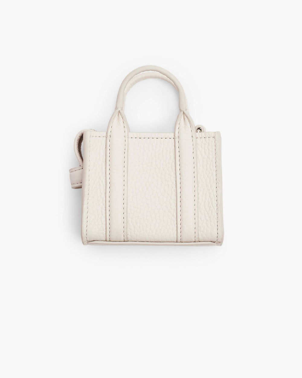 The Nano Tote Bag Charm - Cotton/Silver|Cotton/Silver | Marc Jacobs sale