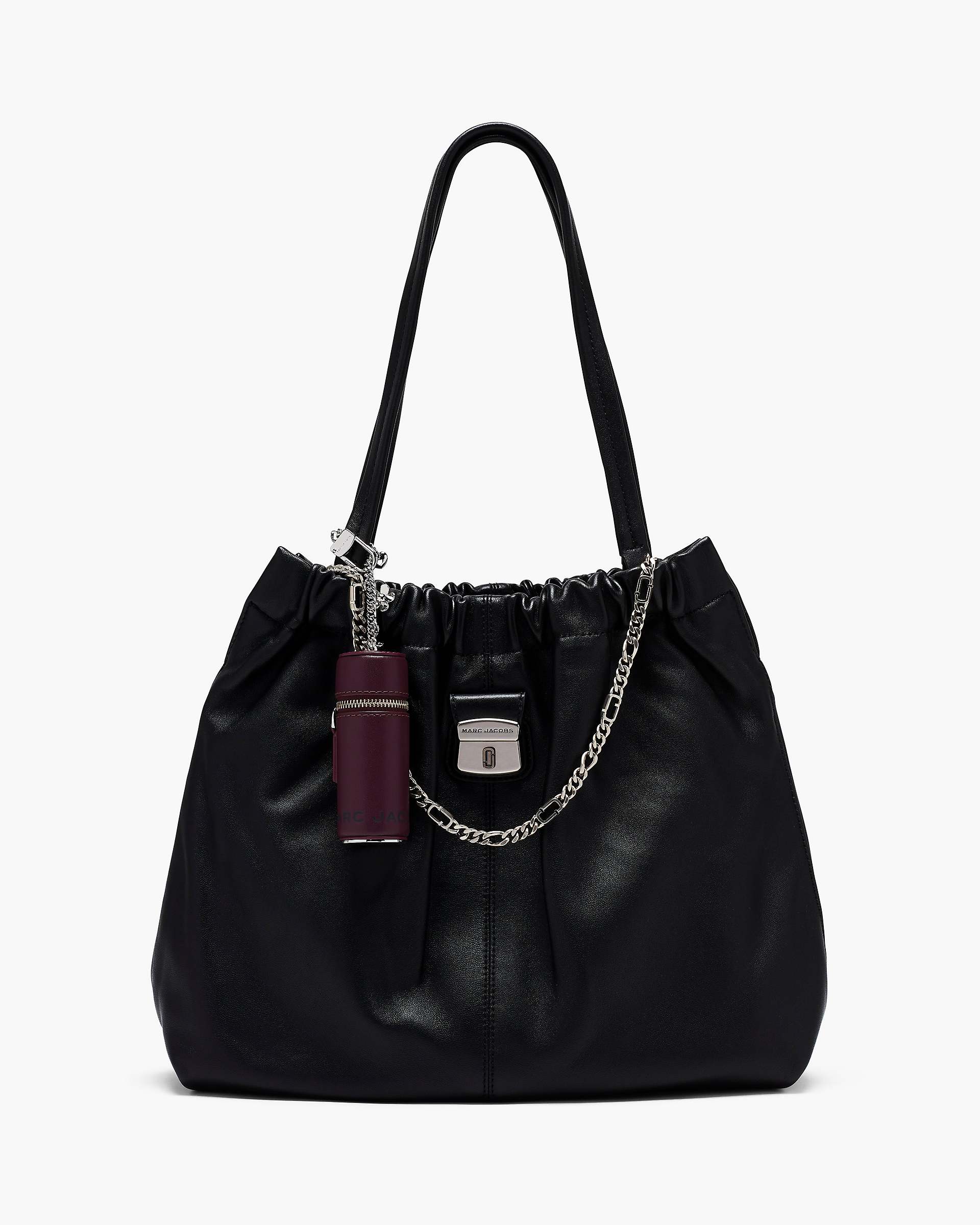 The Lipstick Case Bag Charm - Dark Plum | Marc Jacobs online