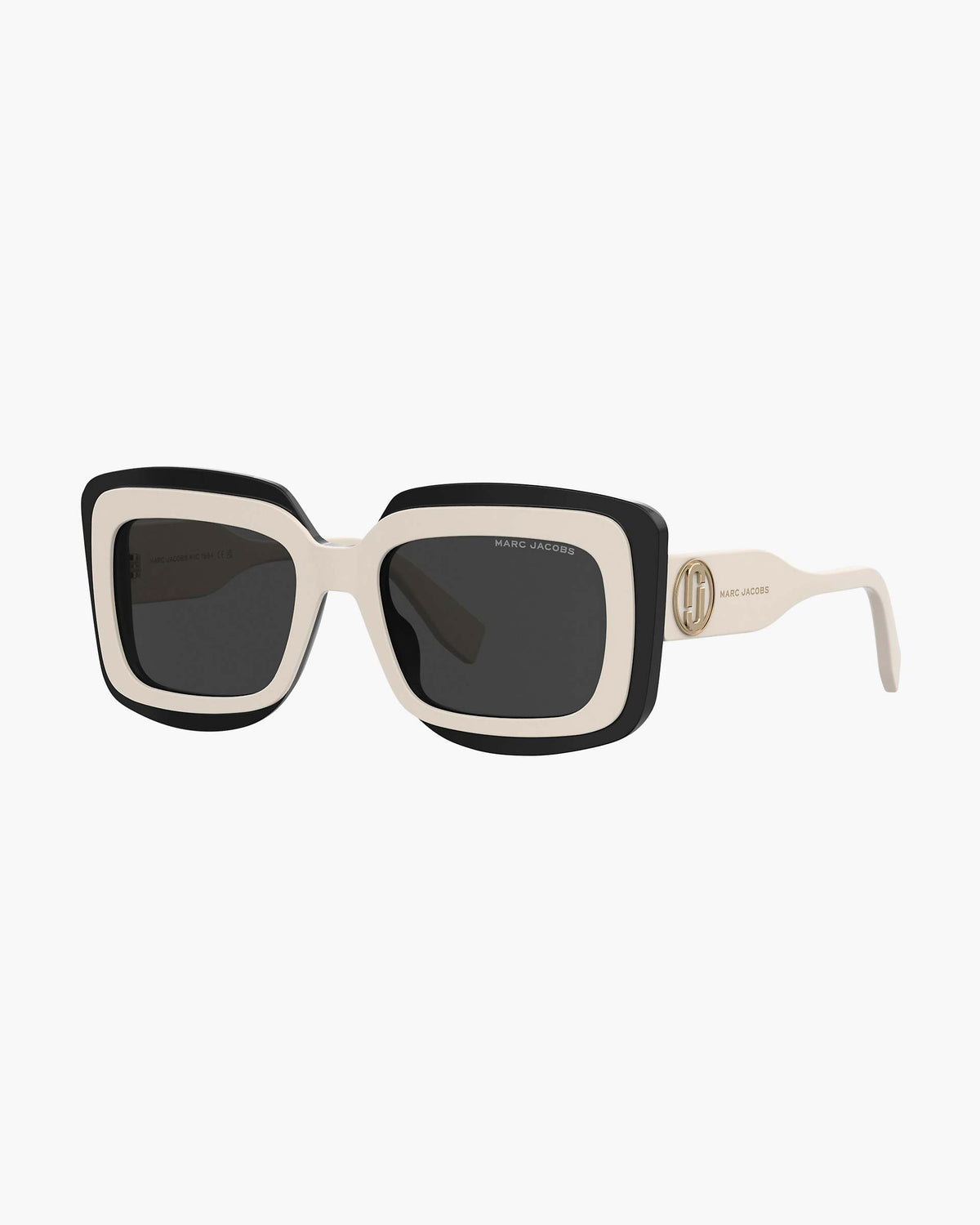 The Trompe Loeil Sunglasses - White/Black | Marc Jacobs for sale