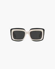 The Trompe Loeil Sunglasses - White/Black | Marc Jacobs for sale