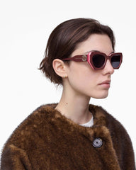 The J Marc Cat Eye Sunglasses - Red/Pink | Marc Jacobs US
