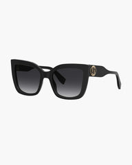 The J Marc Square Sunglasses - Black | Marc Jacobs online