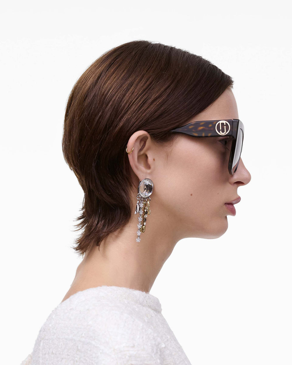 The J Marc Square Sunglasses - Havana | Marc Jacobs discount