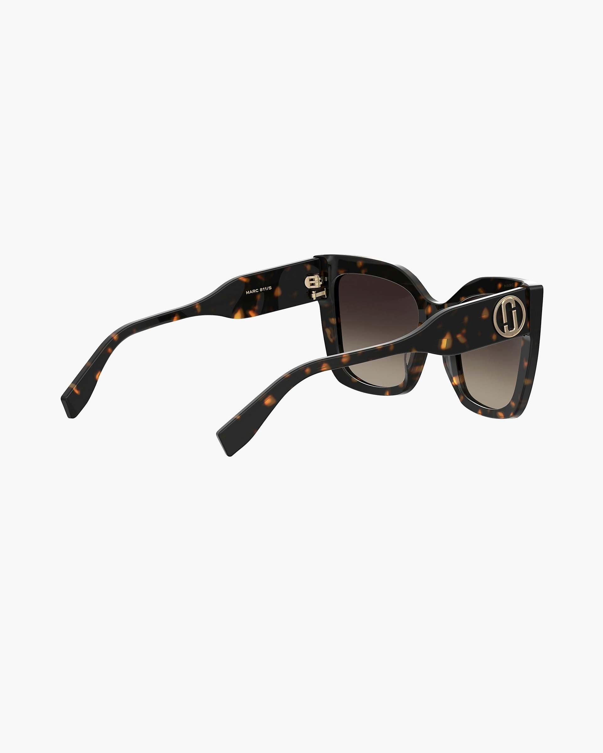 The J Marc Square Sunglasses - Havana | Marc Jacobs discount