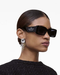 The Rectangle Sunglasses - Black | Marc Jacobs online