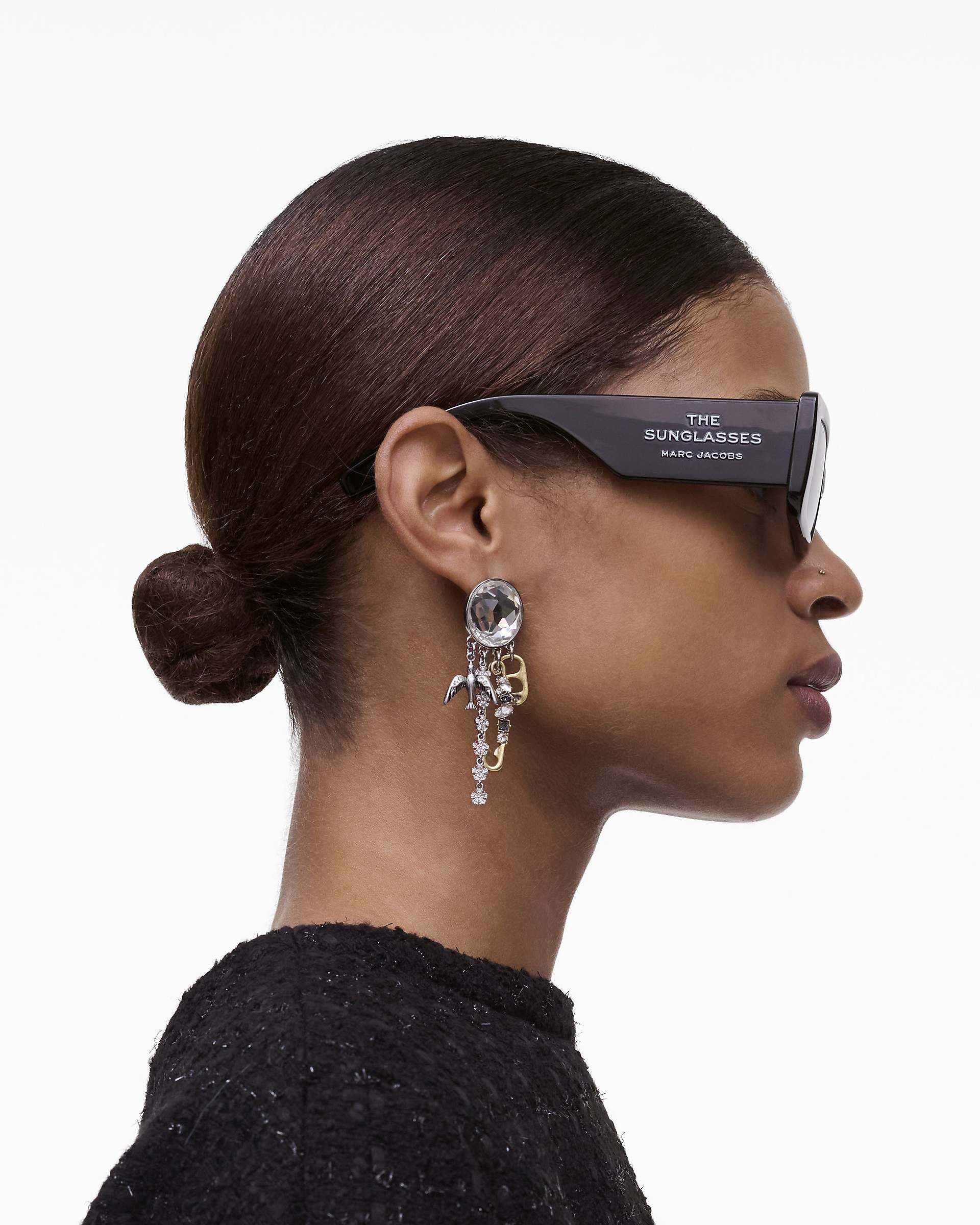The Rectangle Sunglasses - Black | Marc Jacobs online