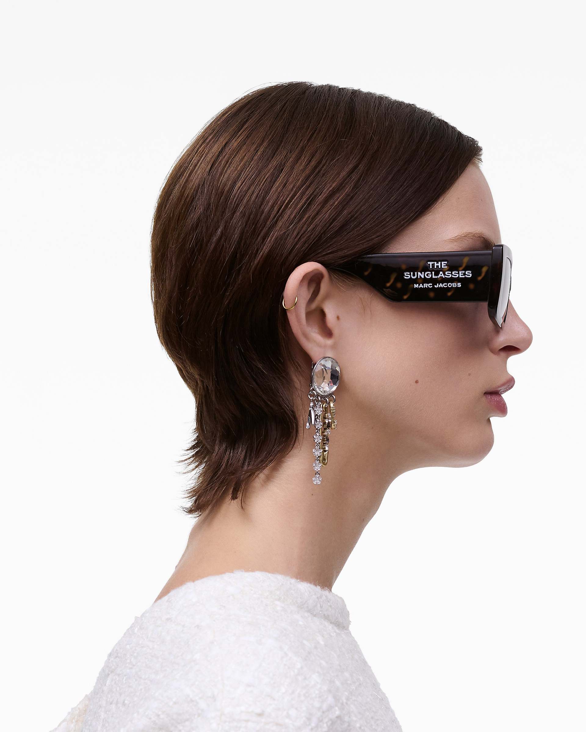 The Rectangle Sunglasses - Havana | Marc Jacobs online