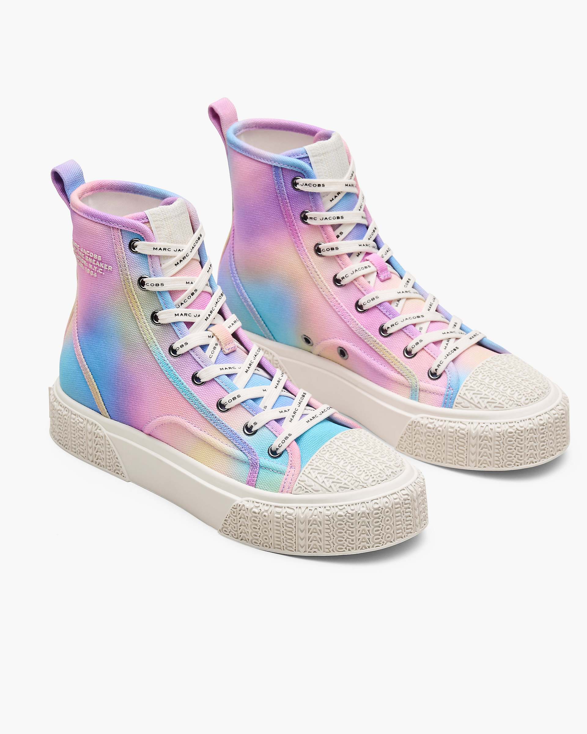 The Airbrush Canvas Sneaker - Blue Multi | Marc Jacobs for sale