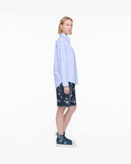 The Sequin Daisy Denim High Top Sneaker - Vintage Indigo | Marc Jacobs US