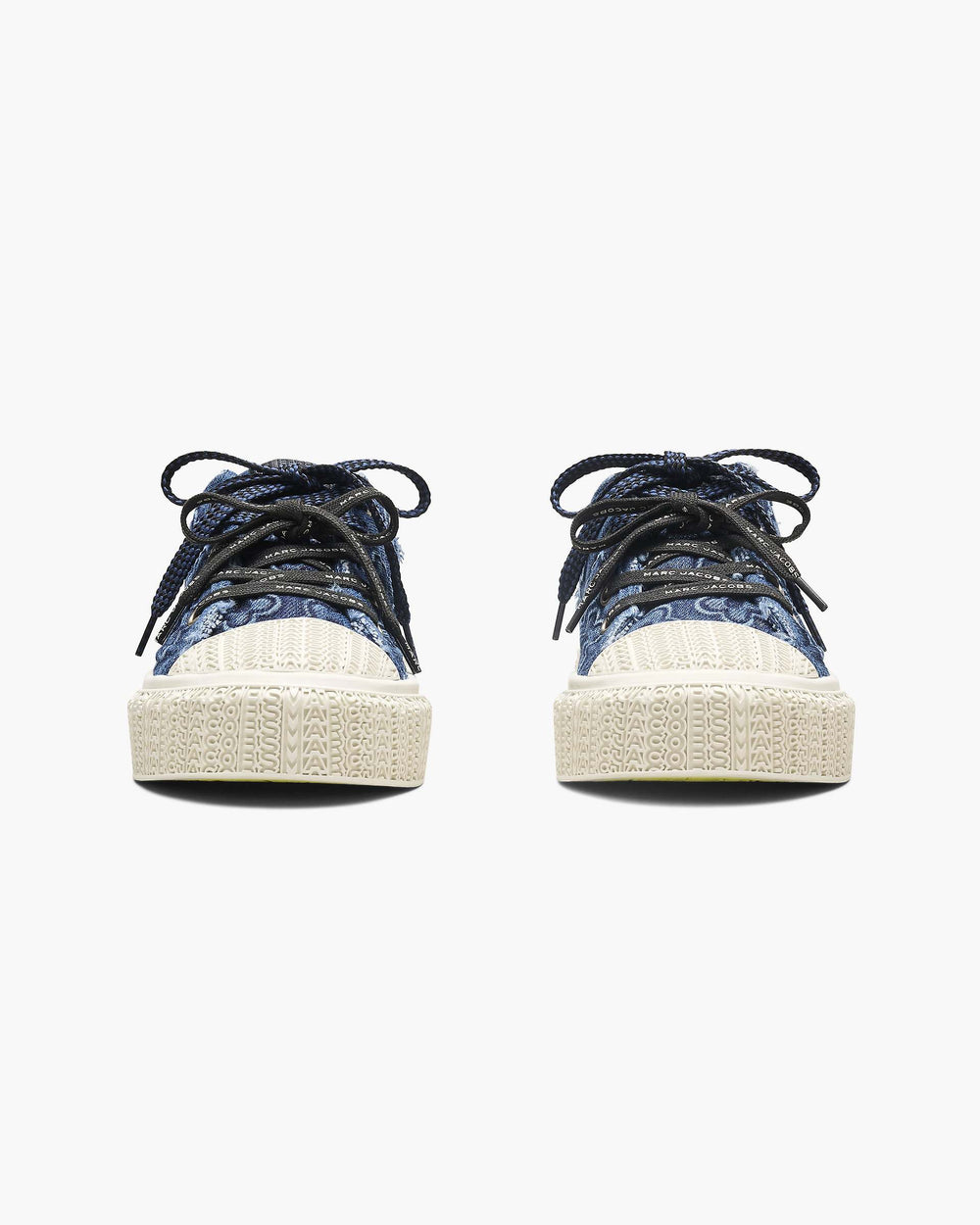The Puffy Daisy Denim Sneaker Mule - Medium Wash Indigo | Marc Jacobs online