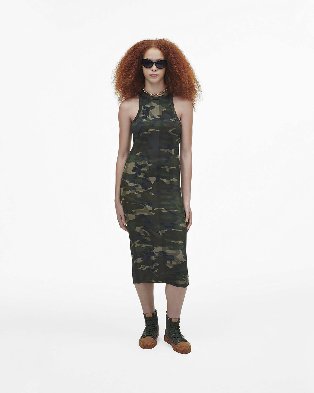 The Camo Jacquard High Top Sneaker - Camo Multi | Marc Jacobs on sale