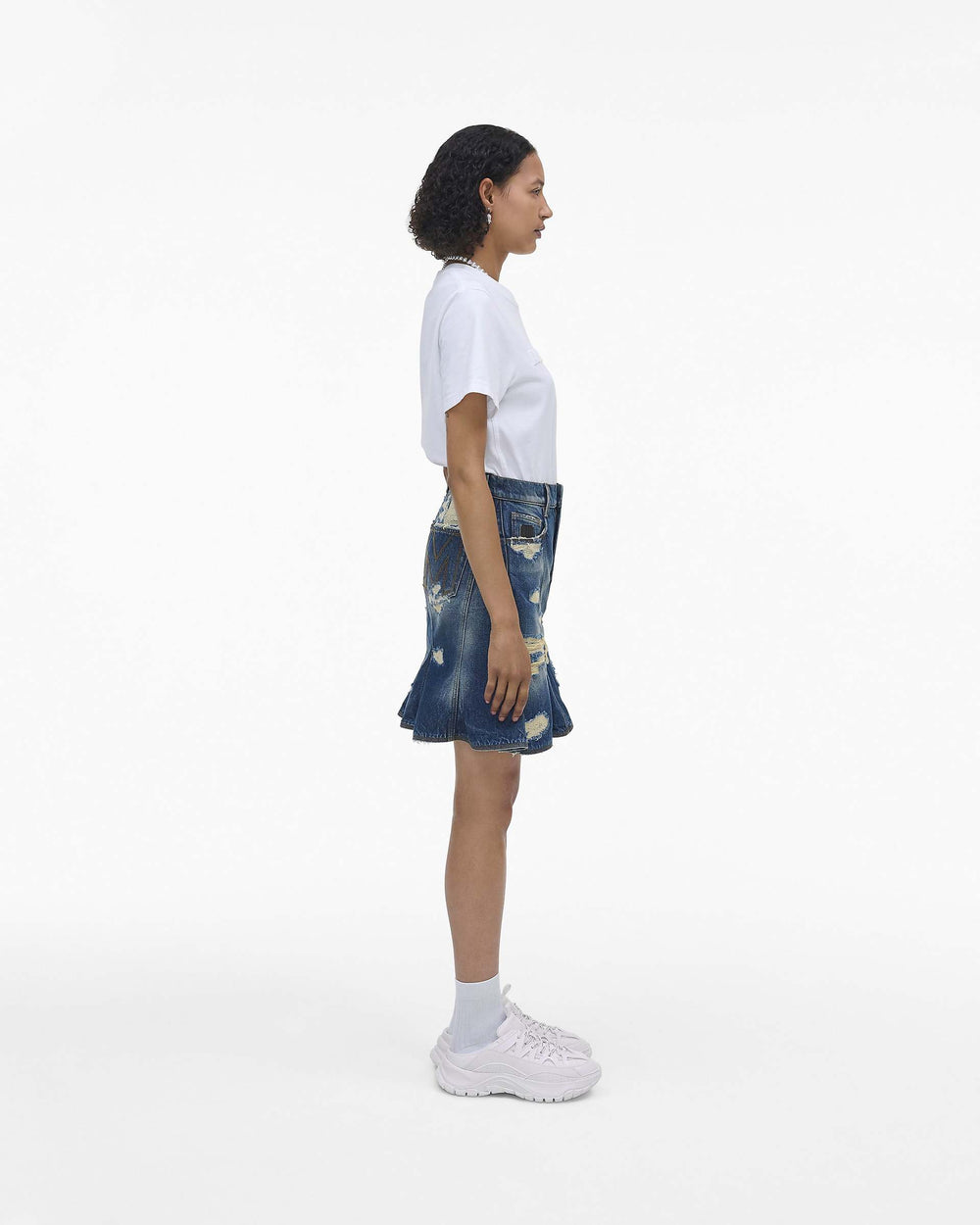 The Lazy Hiker Mule - Cotton White | Marc Jacobs online