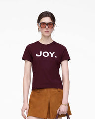 Joy. Slim Tee - Dark Plum | Marc Jacobs discount