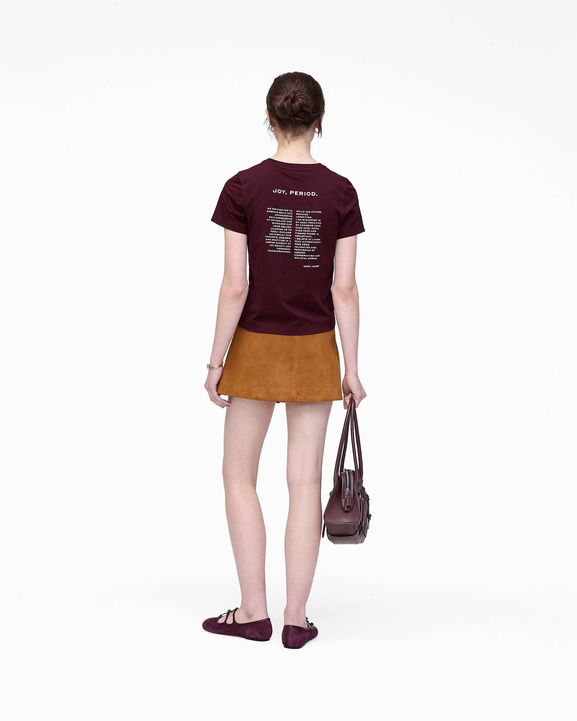 Joy. Slim Tee - Dark Plum | Marc Jacobs discount