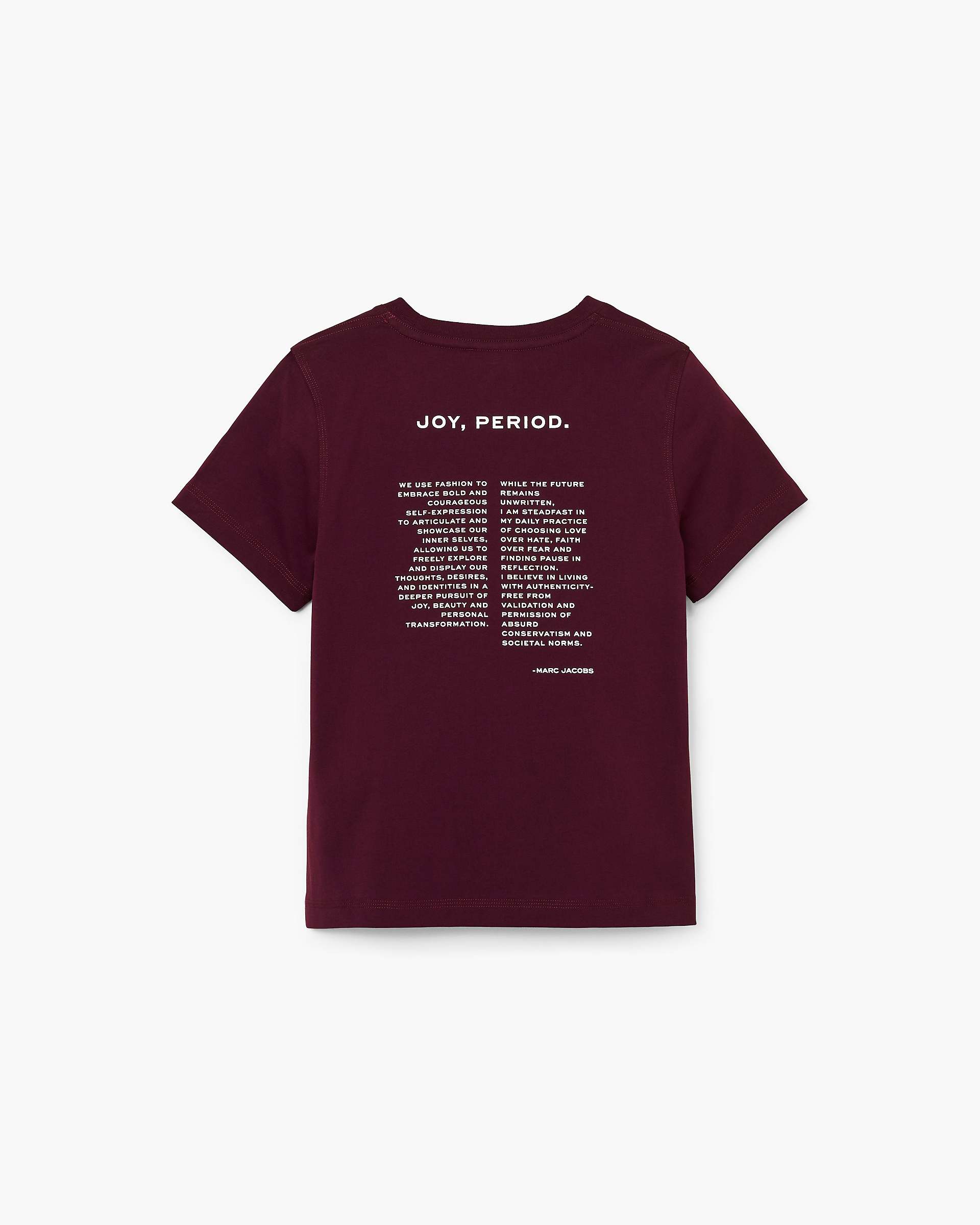Joy. Slim Tee - Dark Plum | Marc Jacobs discount