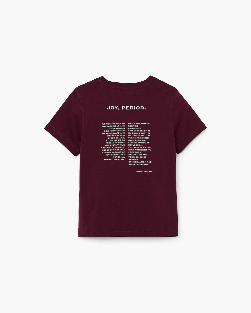 Joy. Slim Tee - Dark Plum | Marc Jacobs discount