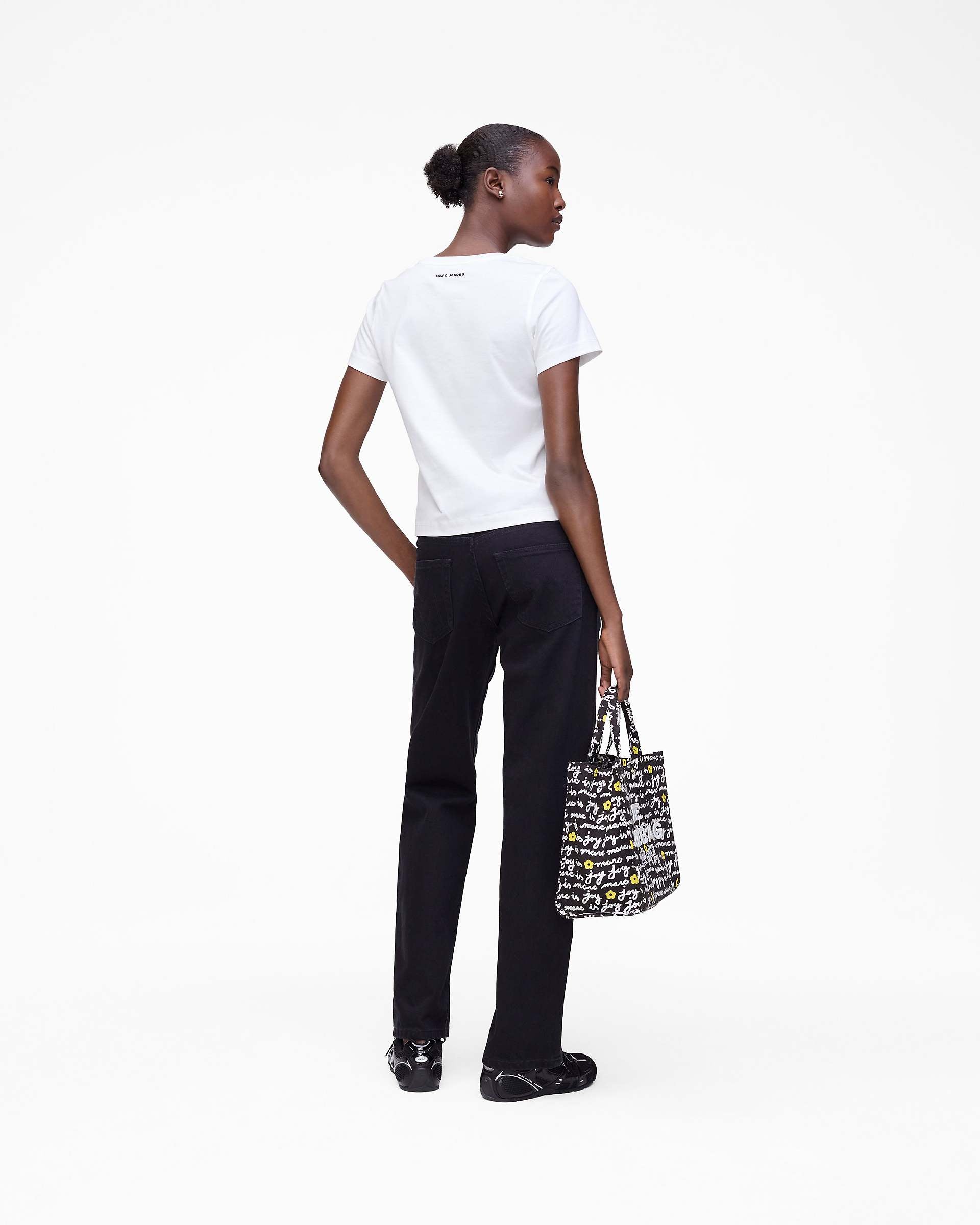 Trompe L'Oeil Eyelet Slim Tee - White Multi | Marc Jacobs sale