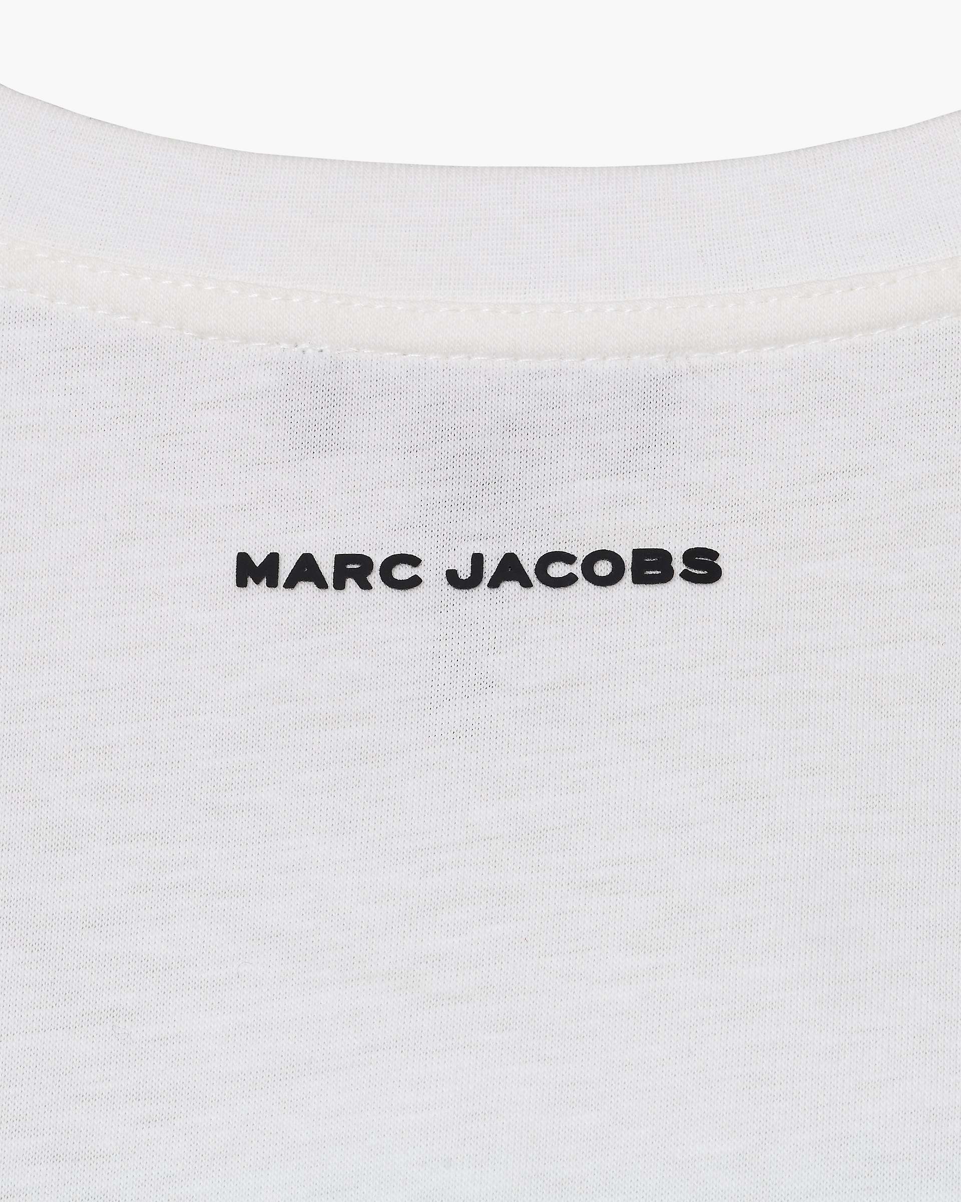 Trompe L'Oeil Eyelet Slim Tee - White Multi | Marc Jacobs sale