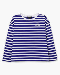 Daisy Striped Longsleeve - Pansy/White | Marc Jacobs on sale