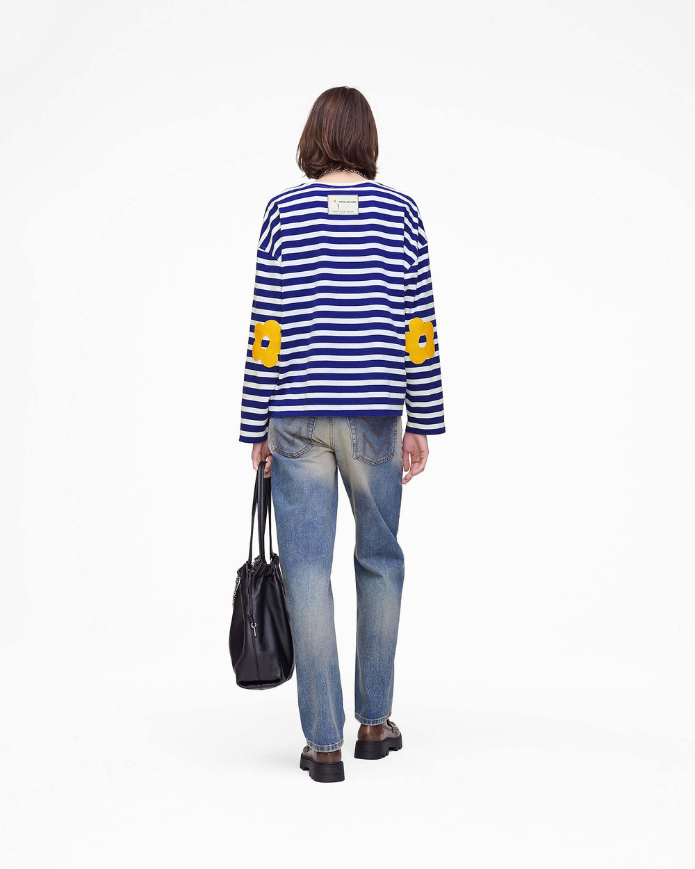 Daisy Striped Longsleeve - Pansy/White | Marc Jacobs on sale
