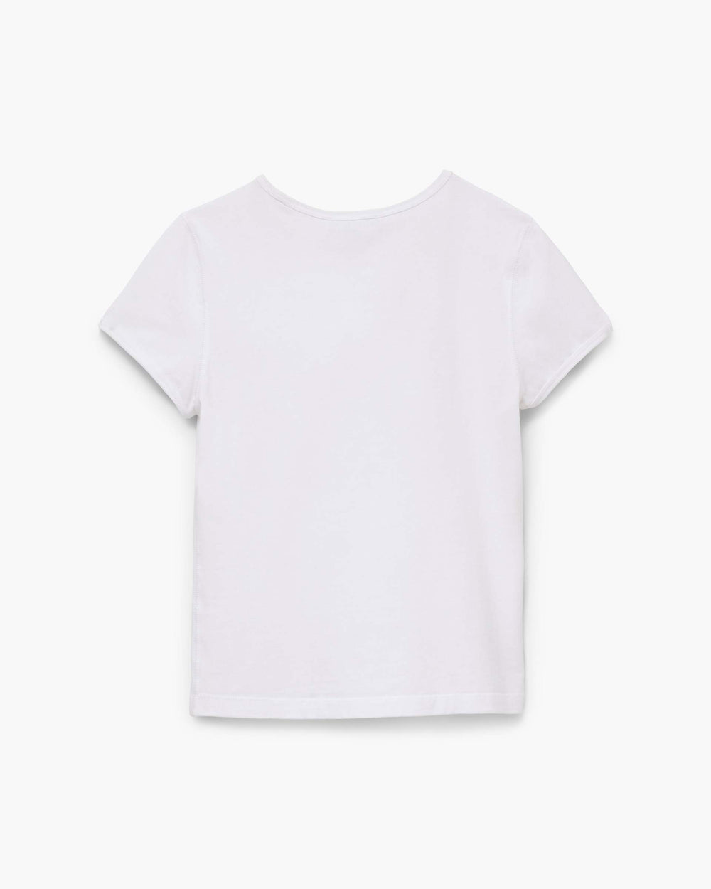 Charm Logo Shrunken Tee - White | Marc Jacobs discount