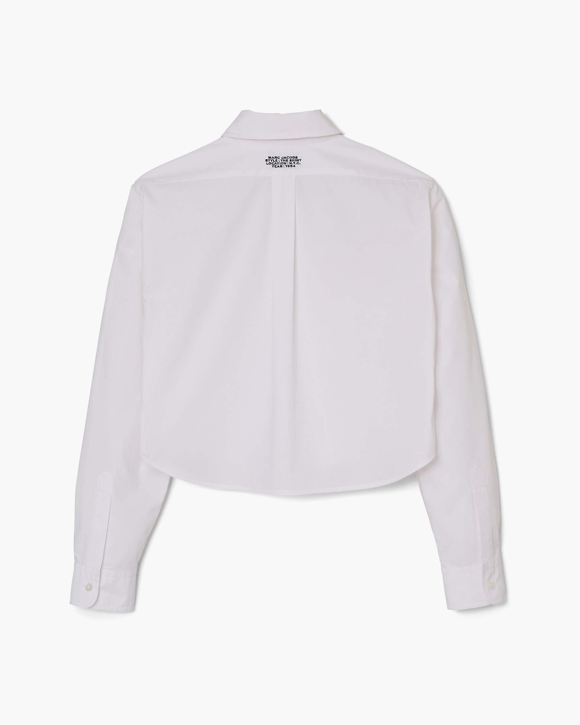 The Cropped Femme Shirt - White | Marc Jacobs online