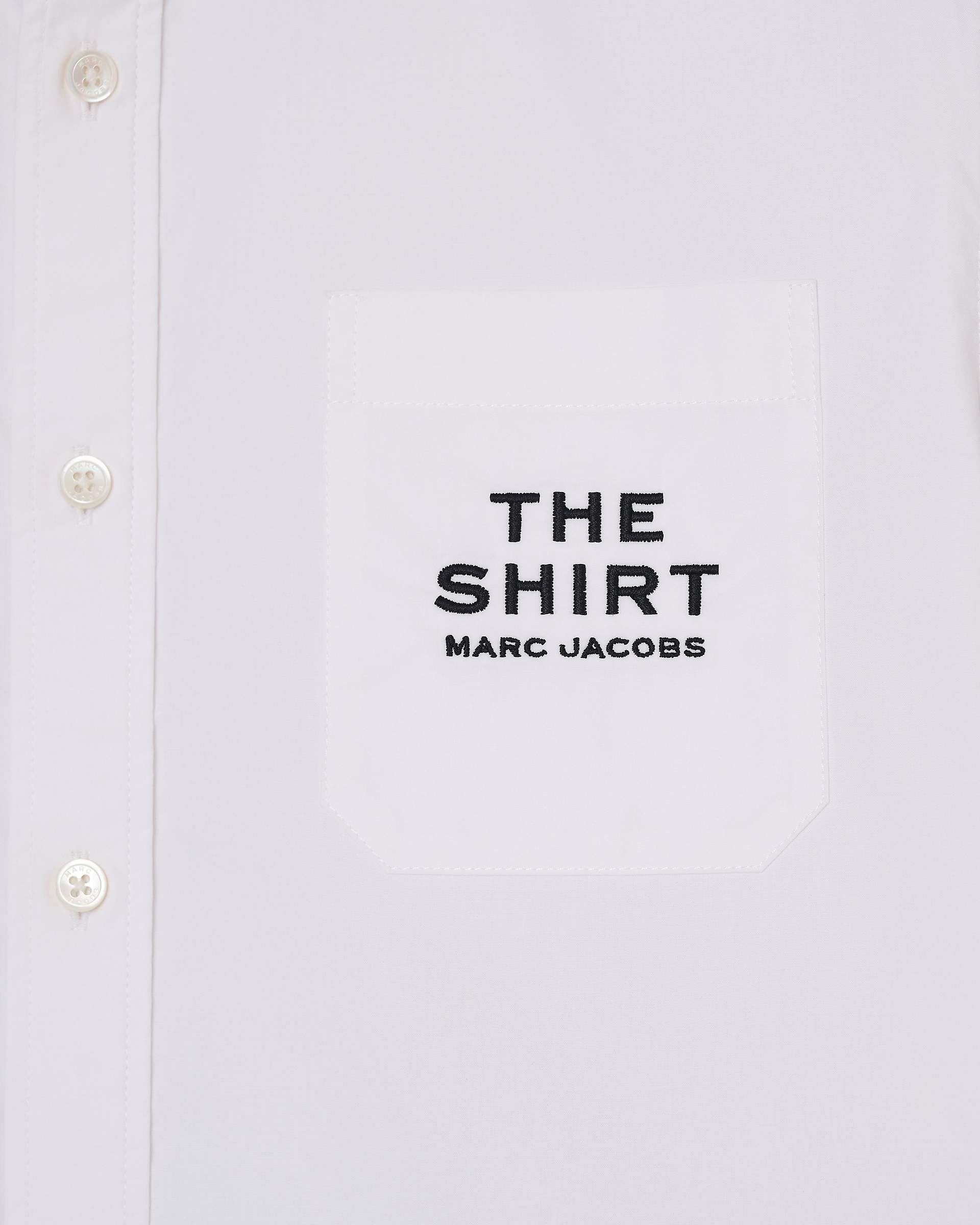 The Cropped Femme Shirt - White | Marc Jacobs online