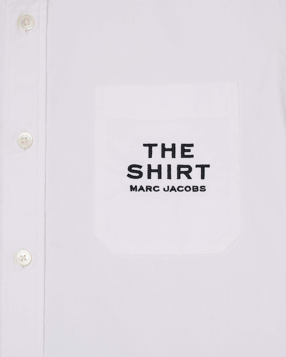 The Cropped Femme Shirt - White | Marc Jacobs online