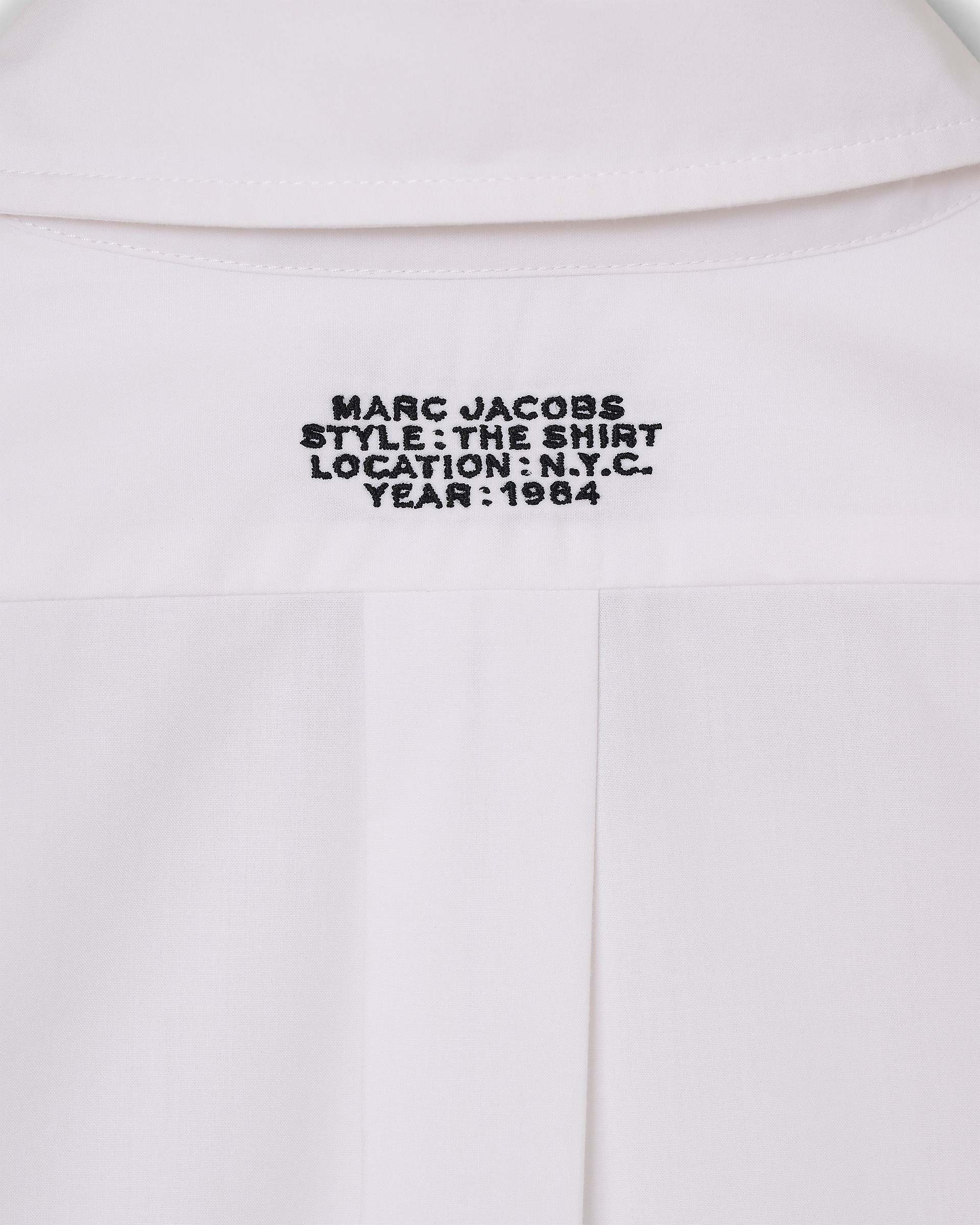 The Cropped Femme Shirt - White | Marc Jacobs online
