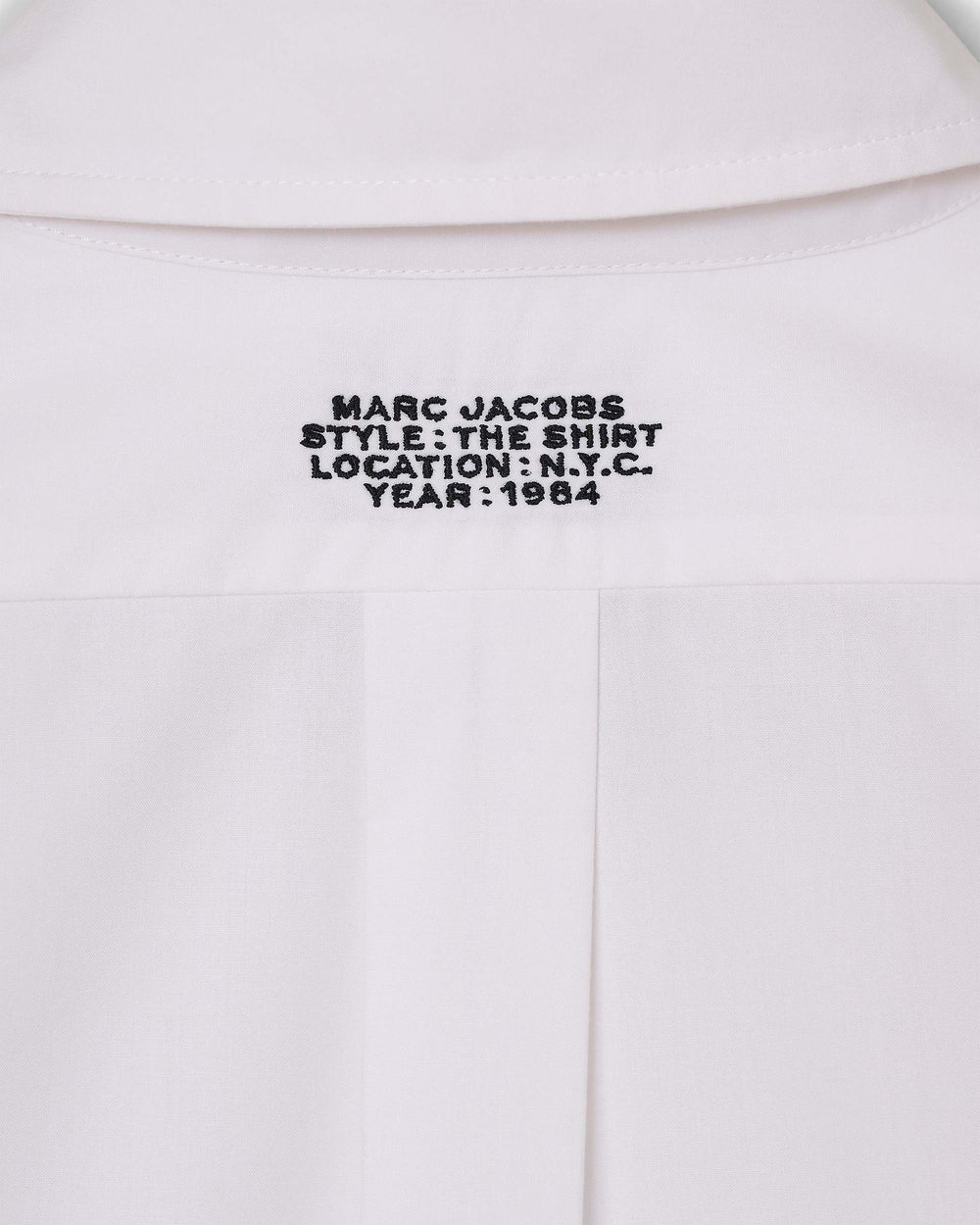 The Cropped Femme Shirt - White | Marc Jacobs online