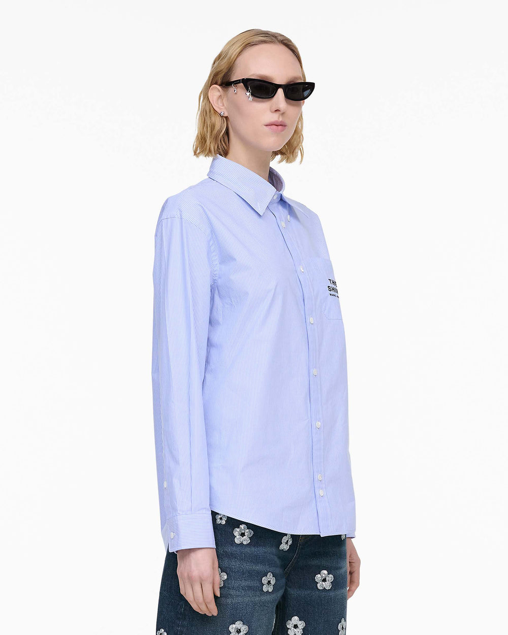 The Striped Shirt - Sky Blue | Marc Jacobs sale