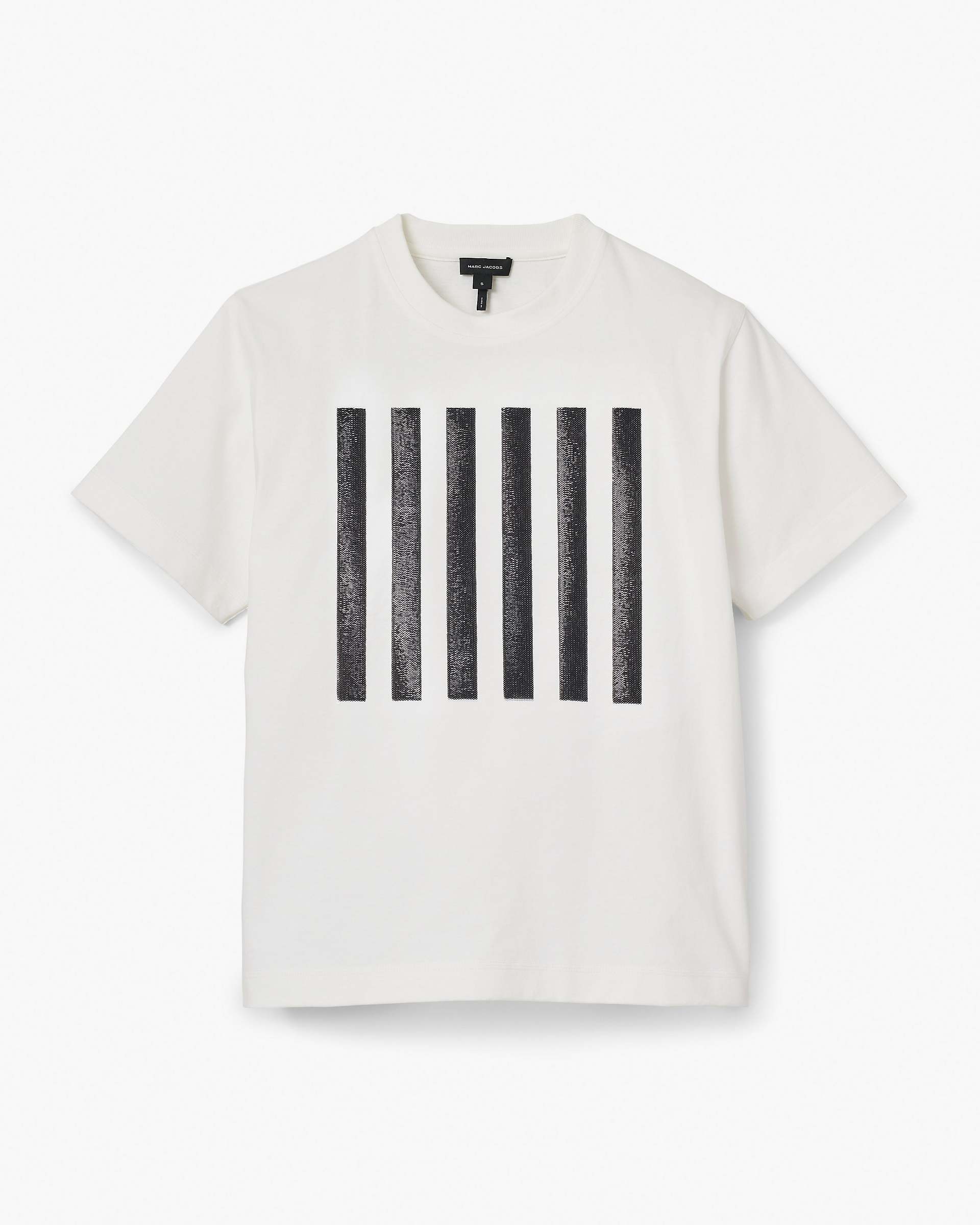 The Stripe Box Tee - White | Marc Jacobs for sale