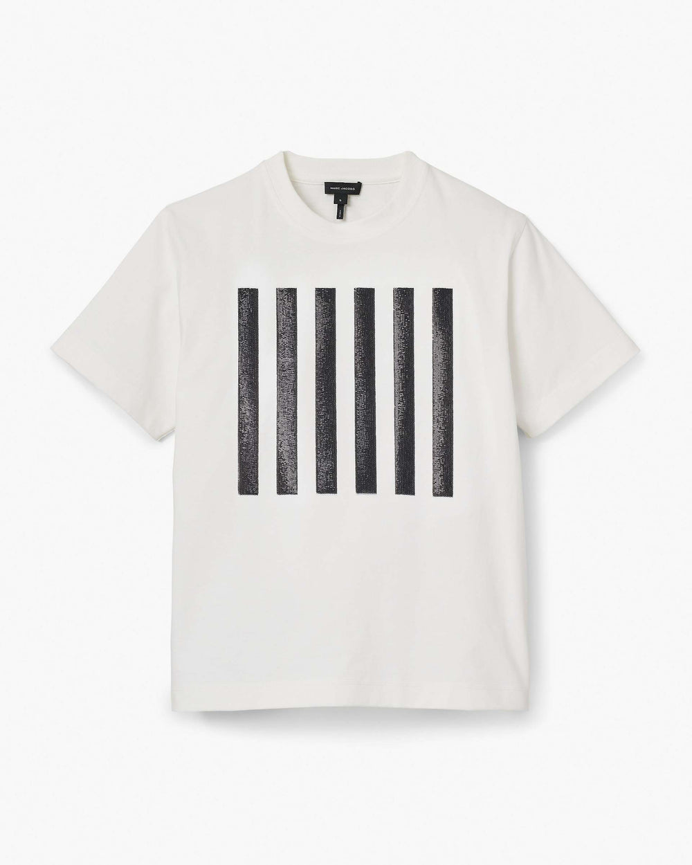 The Stripe Box Tee - White | Marc Jacobs for sale