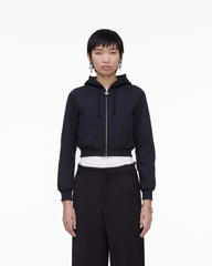 Charm Cropped Hoodie - Black | Marc Jacobs on sale