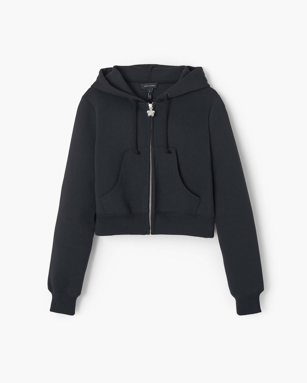 Charm Cropped Hoodie - Black | Marc Jacobs on sale