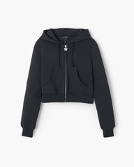 Charm Cropped Hoodie - Black | Marc Jacobs on sale