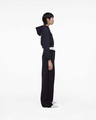 Charm Cropped Hoodie - Black | Marc Jacobs on sale