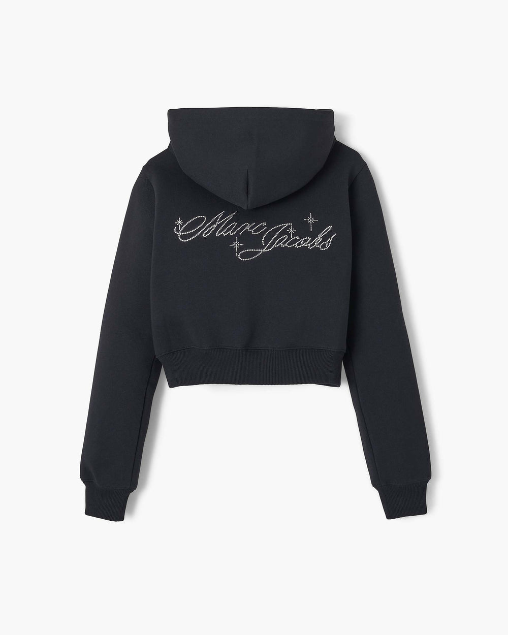 Charm Cropped Hoodie - Black | Marc Jacobs on sale