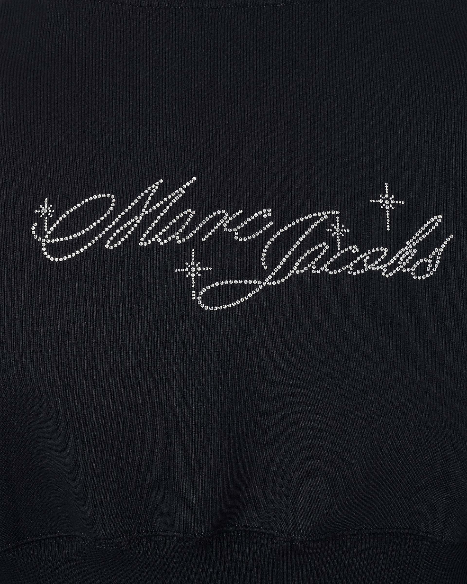 Charm Cropped Hoodie - Black | Marc Jacobs on sale