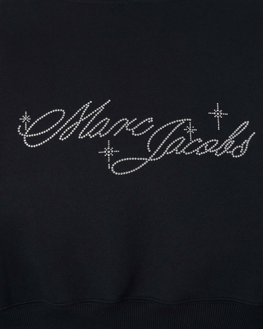 Charm Cropped Hoodie - Black | Marc Jacobs on sale