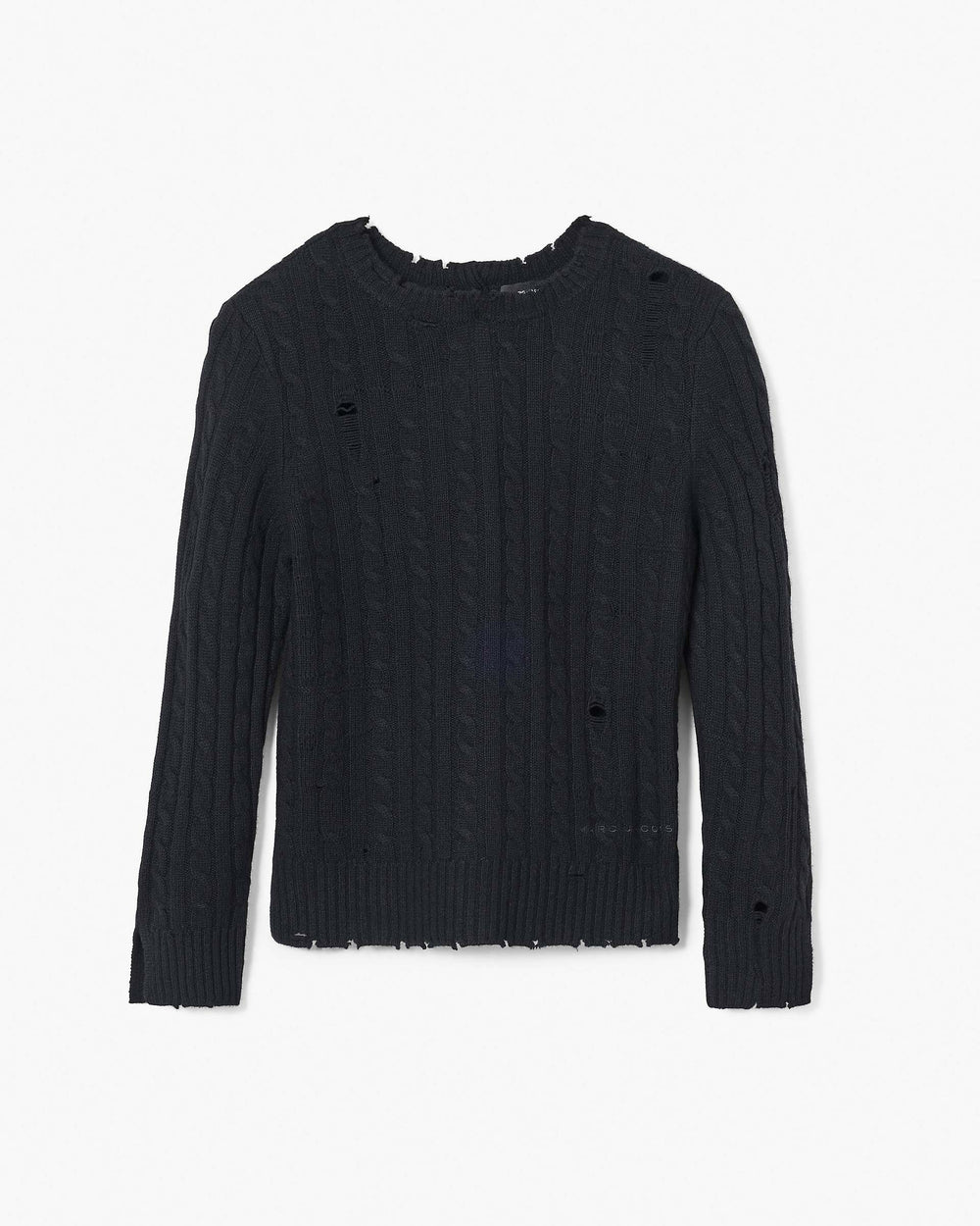 The Shrunken Cashmere Cable Cardigan - Black | Marc Jacobs US