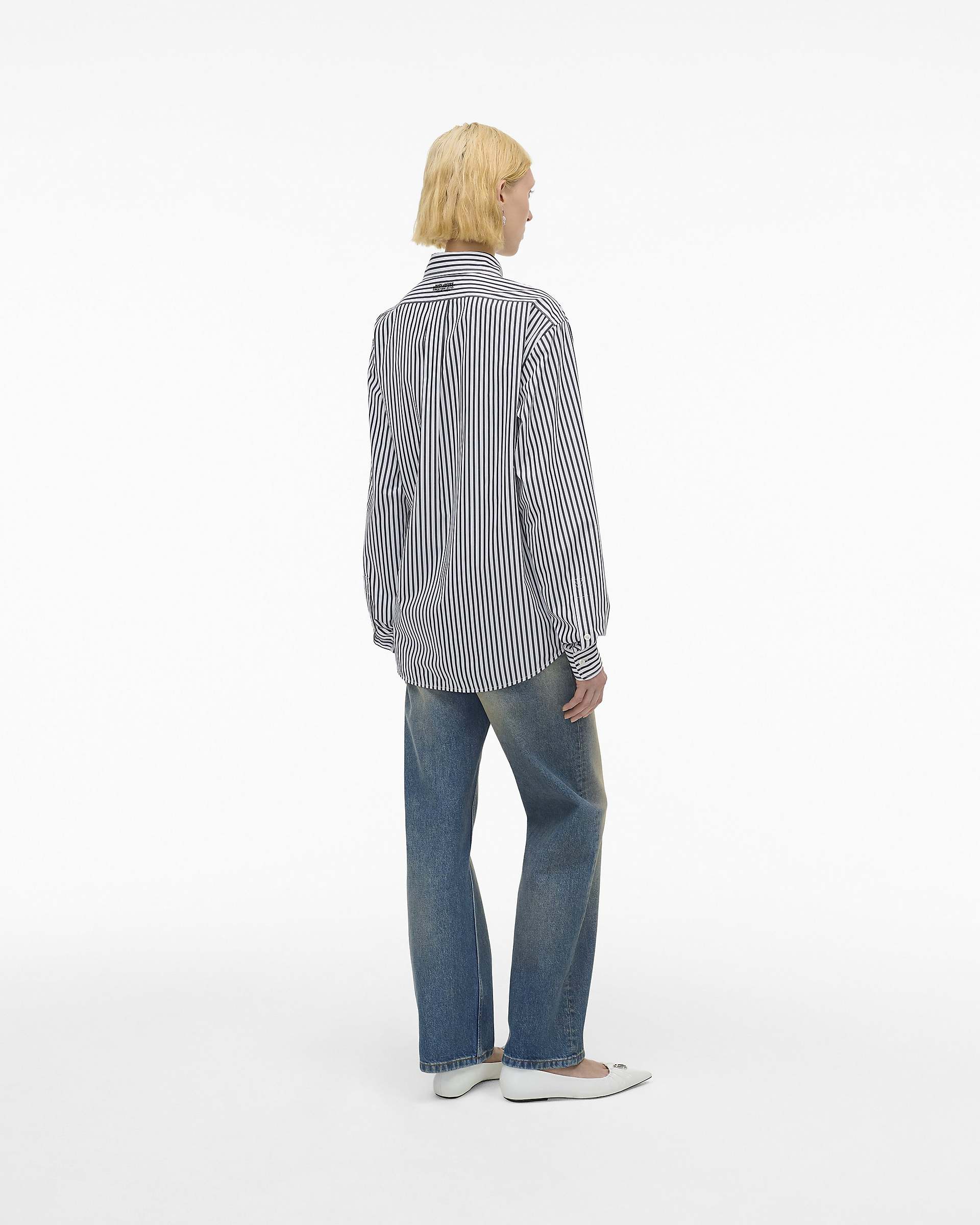 The Striped Shirt - Black/White | Marc Jacobs online